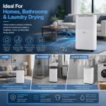 Laundry drying with GMC 12 litre dehumidifier