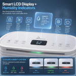 LCD display dehumidifier