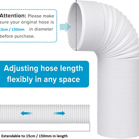 GMC - Portable Air conditioner Exhaust Hose - 150mm - GMC Aircon