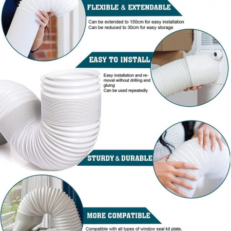 GMC - Portable Air conditioner Exhaust Hose - 150mm - GMC Aircon